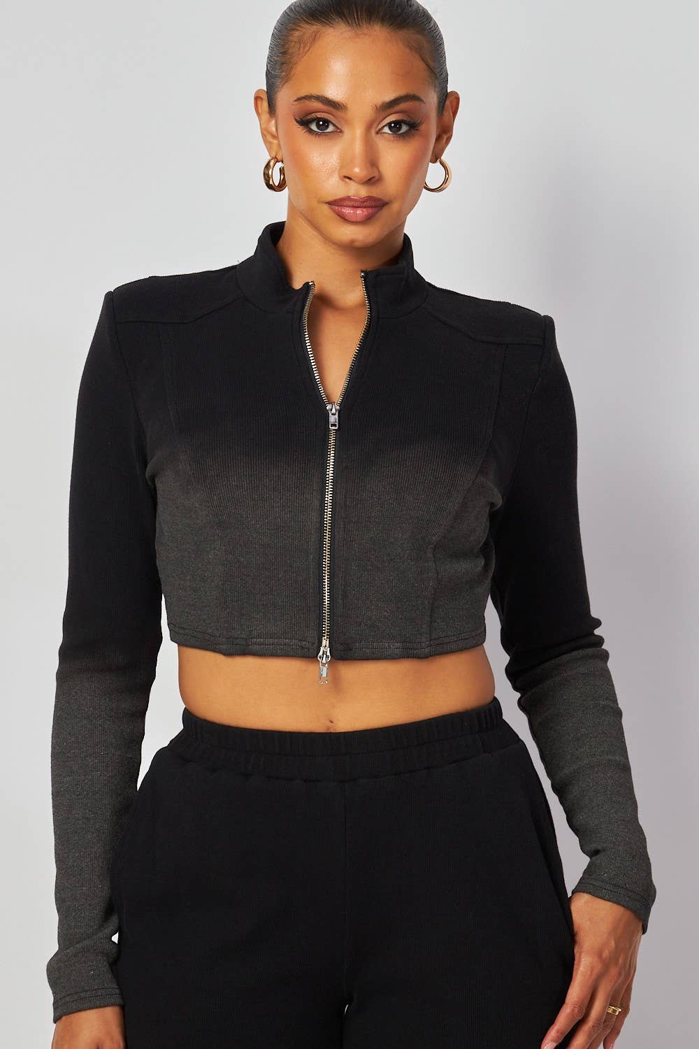 Yael Rib Knit Crop Top and Pants Set