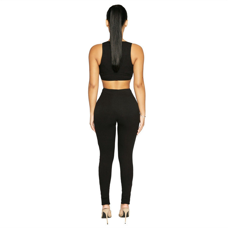 Solid Color Skinny Sexy Ladies Jumpsuit