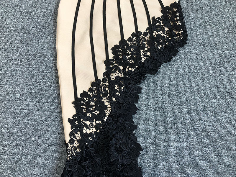 Slim Irregular Hot Girl Bandage One-piece Dress