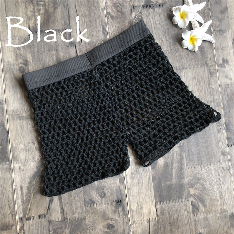 Fishing net hand hook cotton shorts