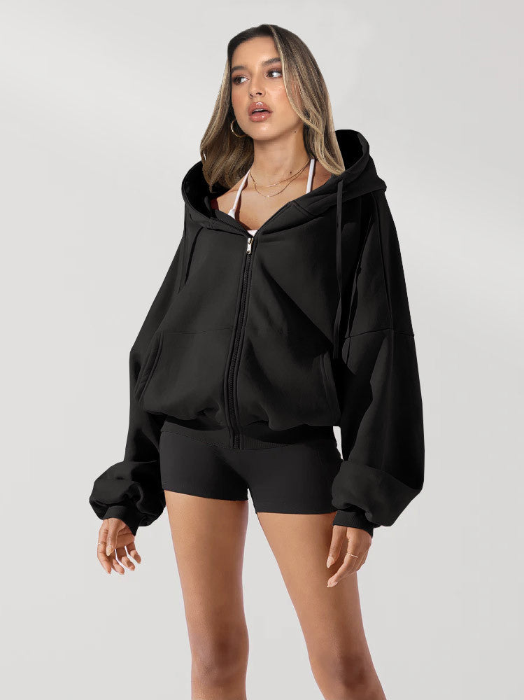Women's Casual Solid Color Sports Jacket