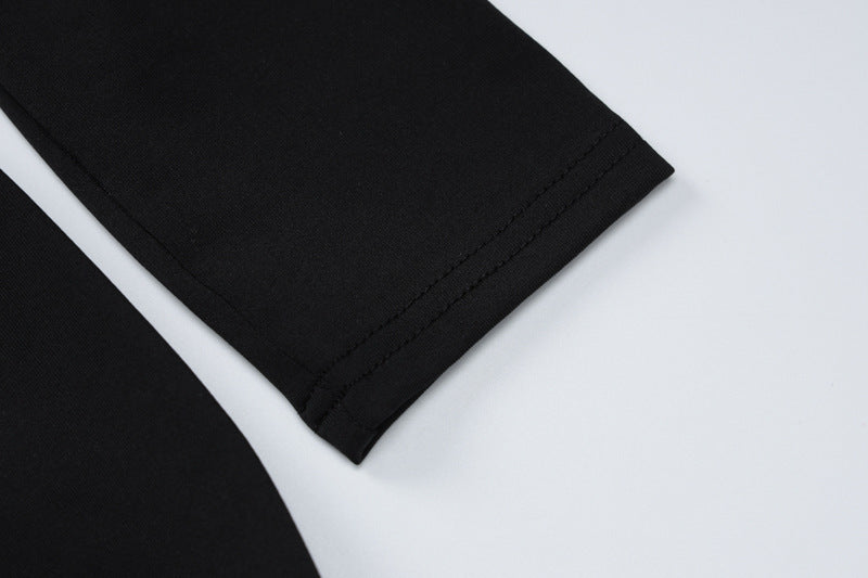 Women's Long-sleeved Solid Color Off-shoulder Dress