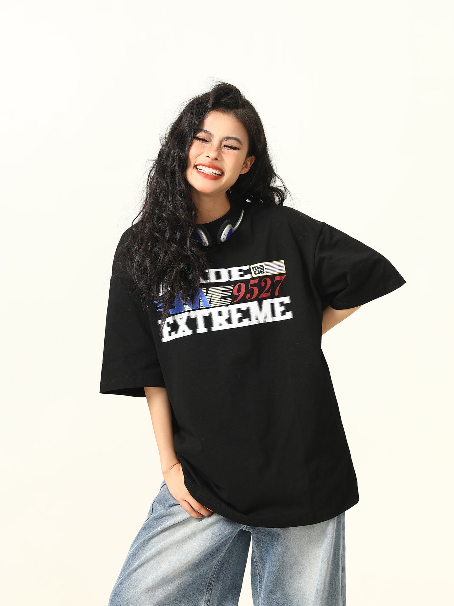 Retro Couple Cotton Short-sleeved T-shirt