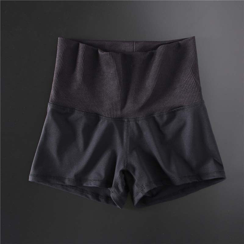 Peach Sexy High-waisted Abdominal Sports Shorts Women's Stretch Tight-fitting Hips Quick-drying Running Yoga Hot Pants Fitness Pants