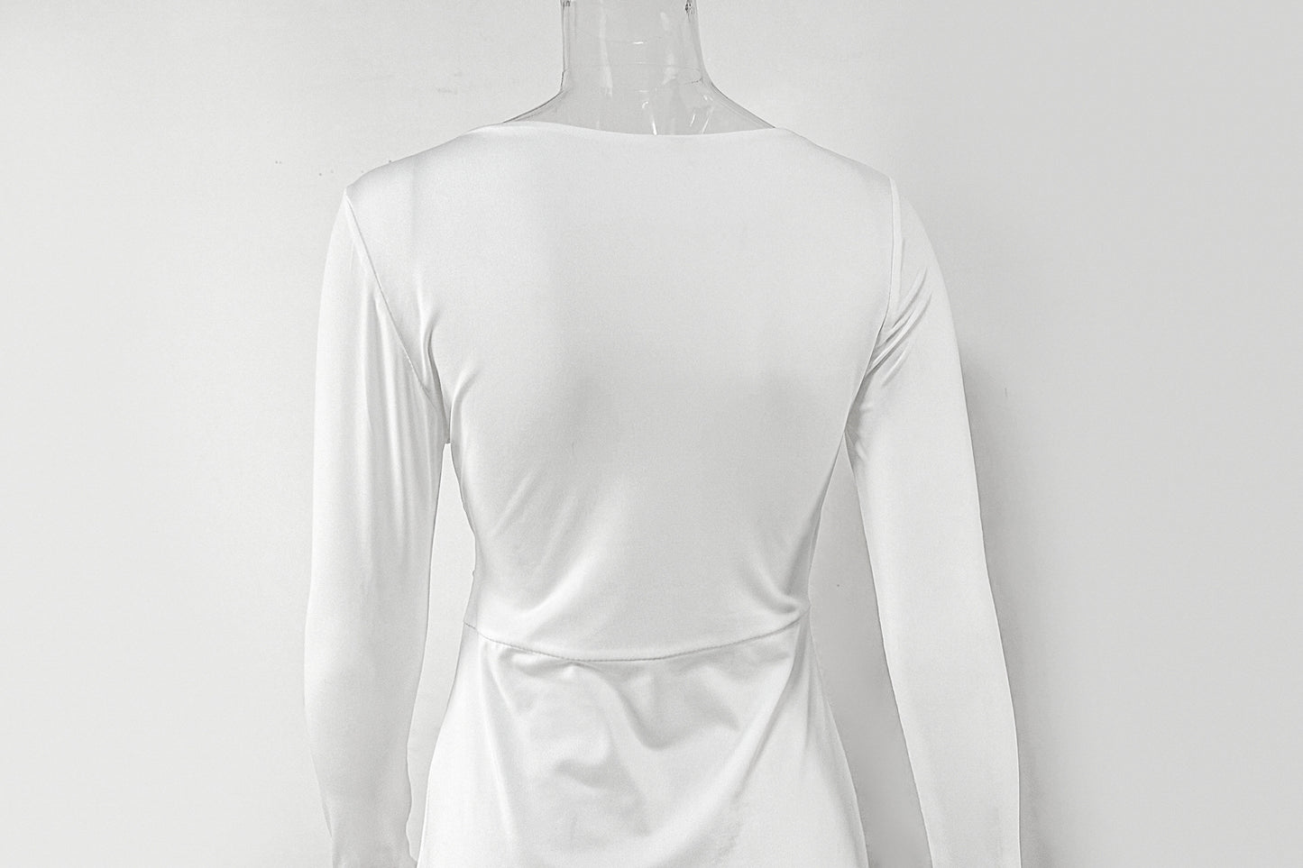 Irregular Slit Sheath Dress