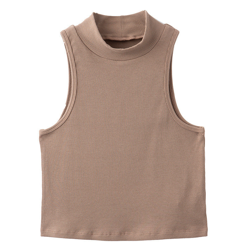 Summer Tight Sleeveless Vest Women's Slim Top