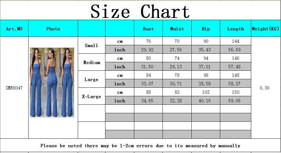 Slim casual jumpsuit