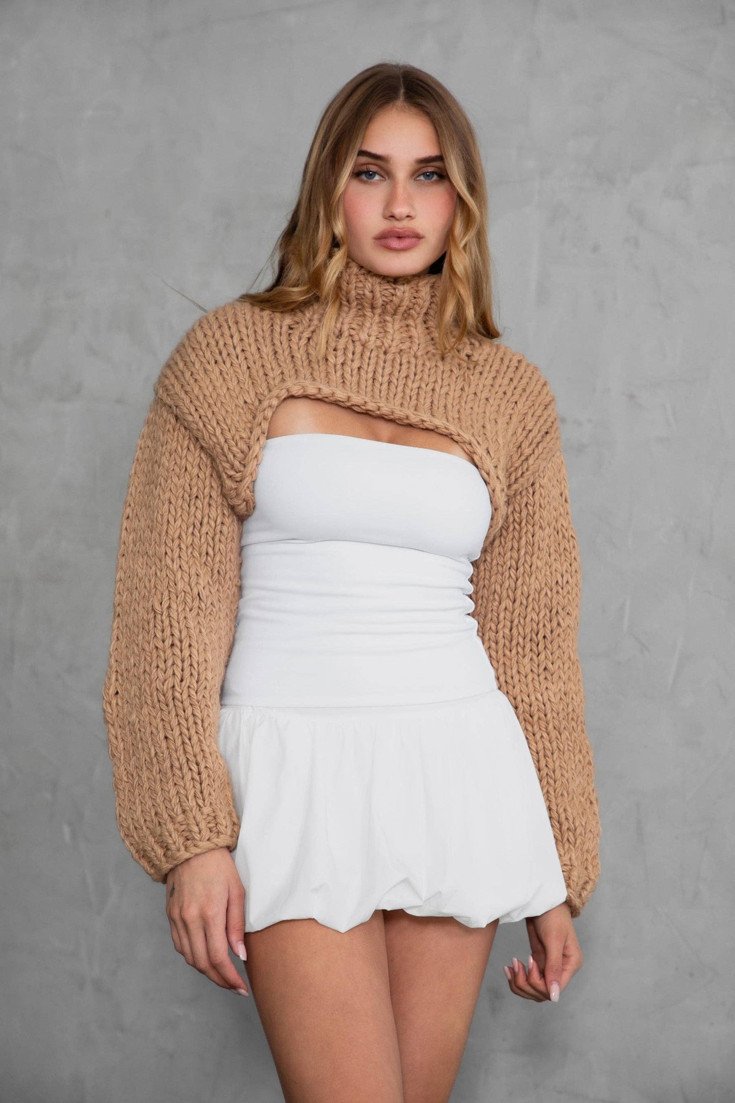 Heavy Gauge Sweater Knit Shrug