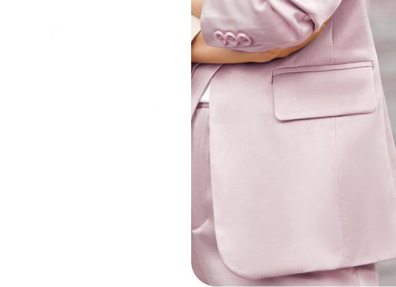 Fashion Women's Solid Color Casual Temperament Suits
