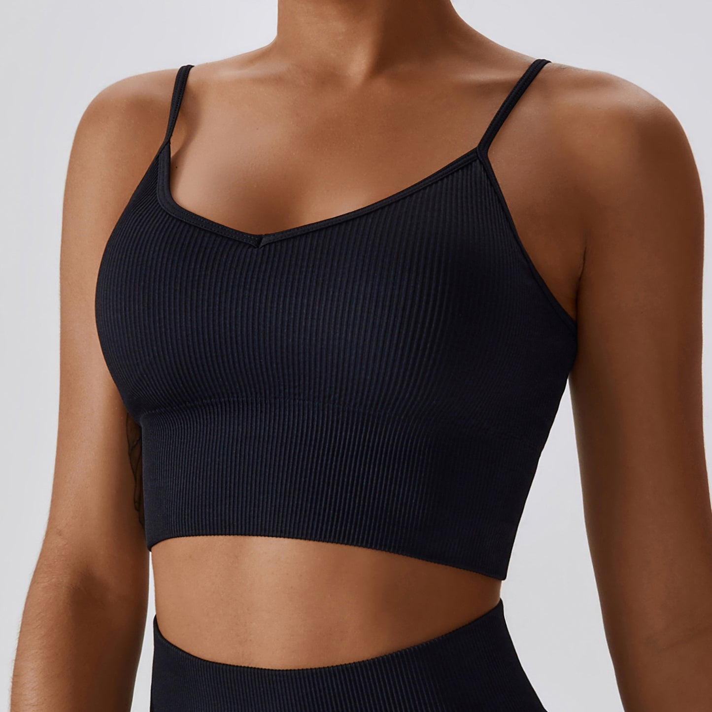 Seamless Knitted Thread Yoga Suit