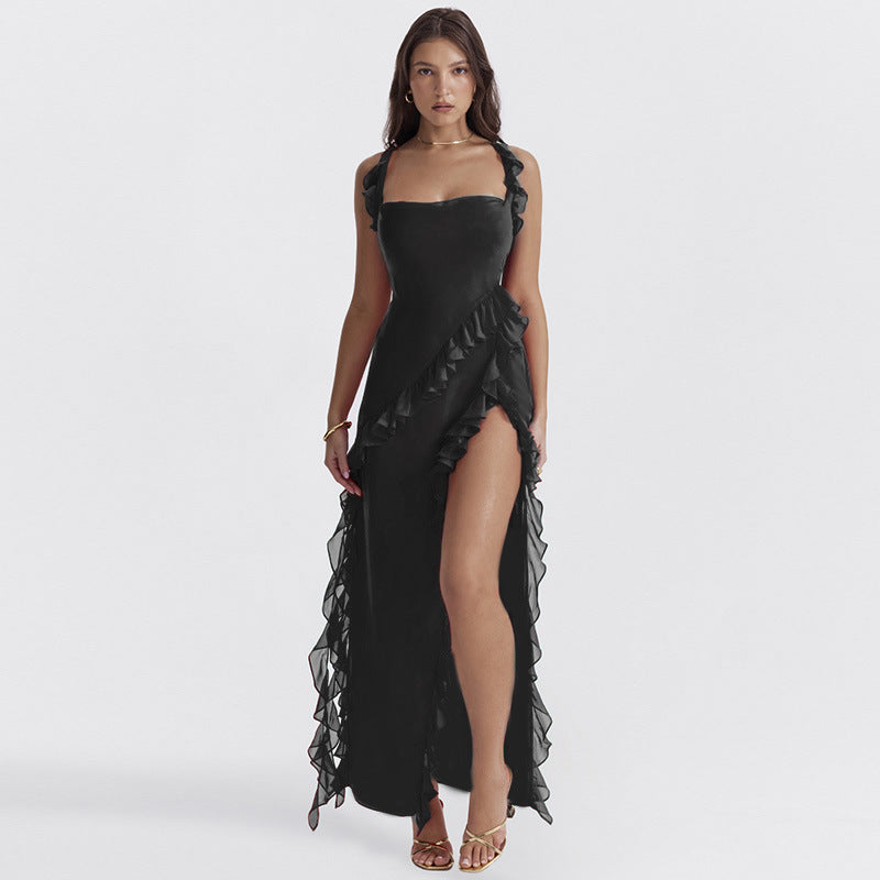 Women's Fashion Sexy Suspender Dress