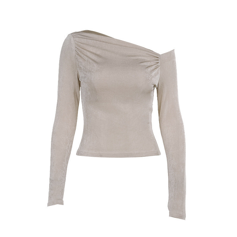 Autumn Women's Off-shoulder Long-sleeved Top