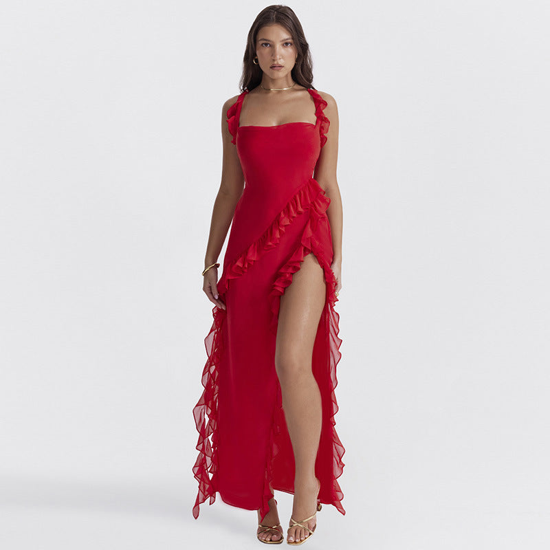 Women's Fashion Sexy Suspender Dress