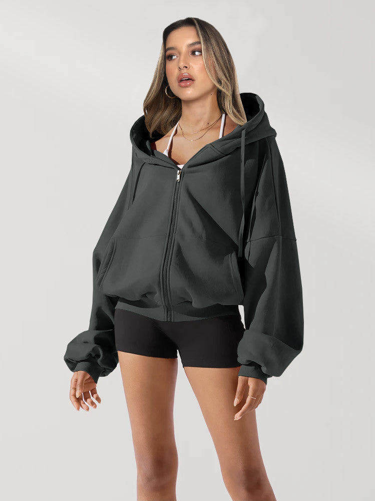 Women's Casual Solid Color Sports Jacket