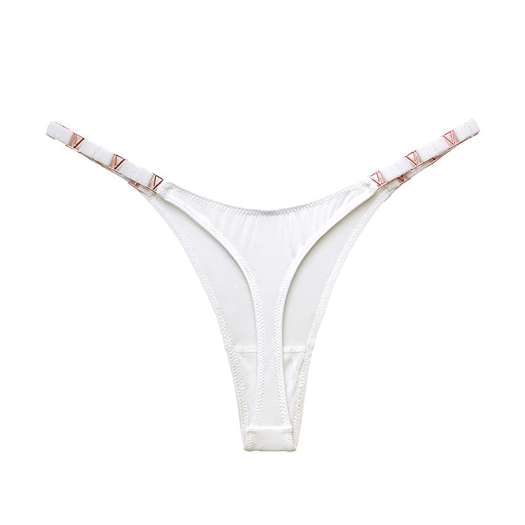 Sexy Ice Silk T Hip Lift Low Waist
