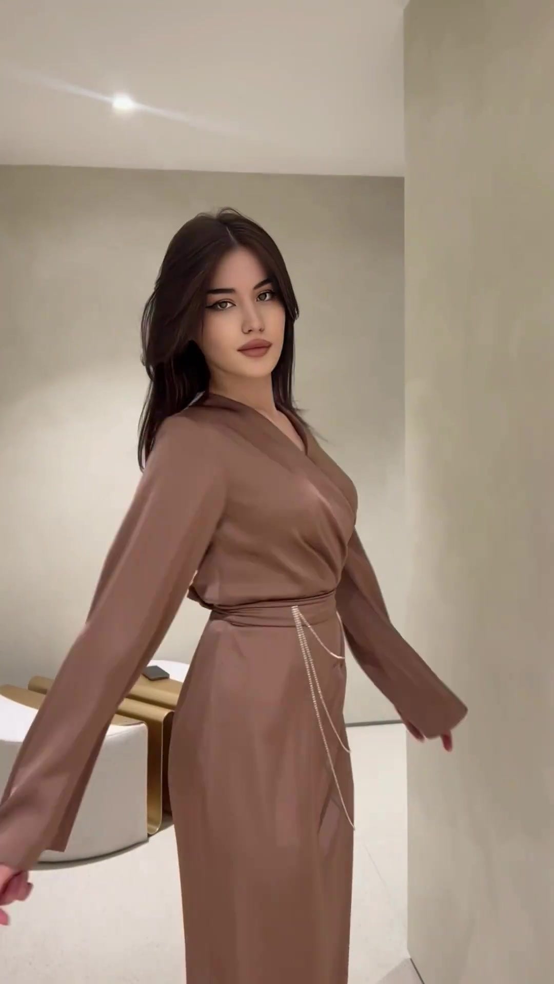 Women's Clothing Temperament Long Waist Dress