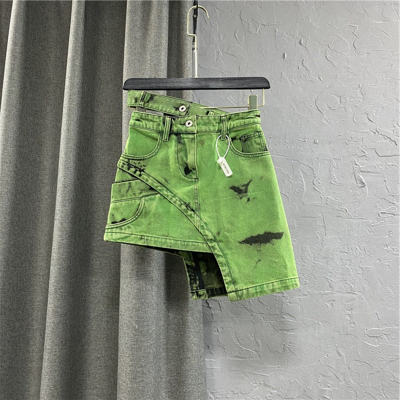 Women's Personalized Double Waist Design Pants