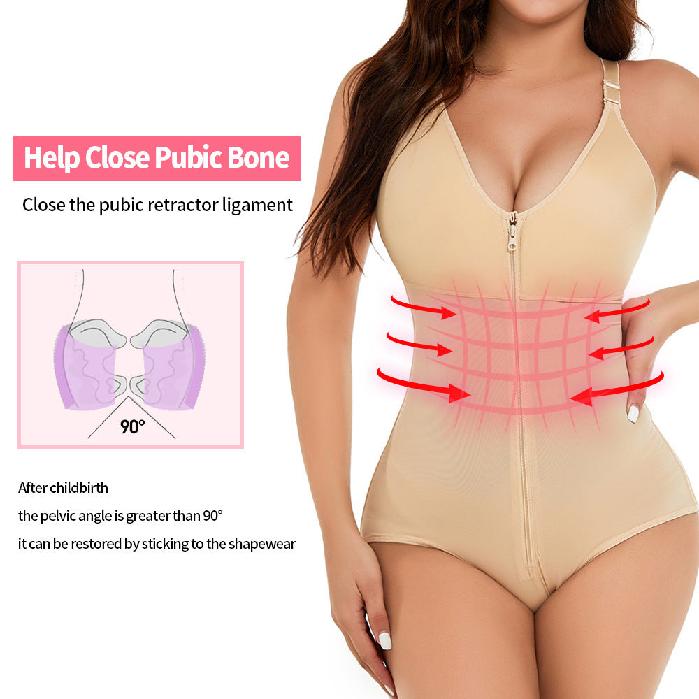 Waist Slimming And Hip Lifting Tight One-piece Corset