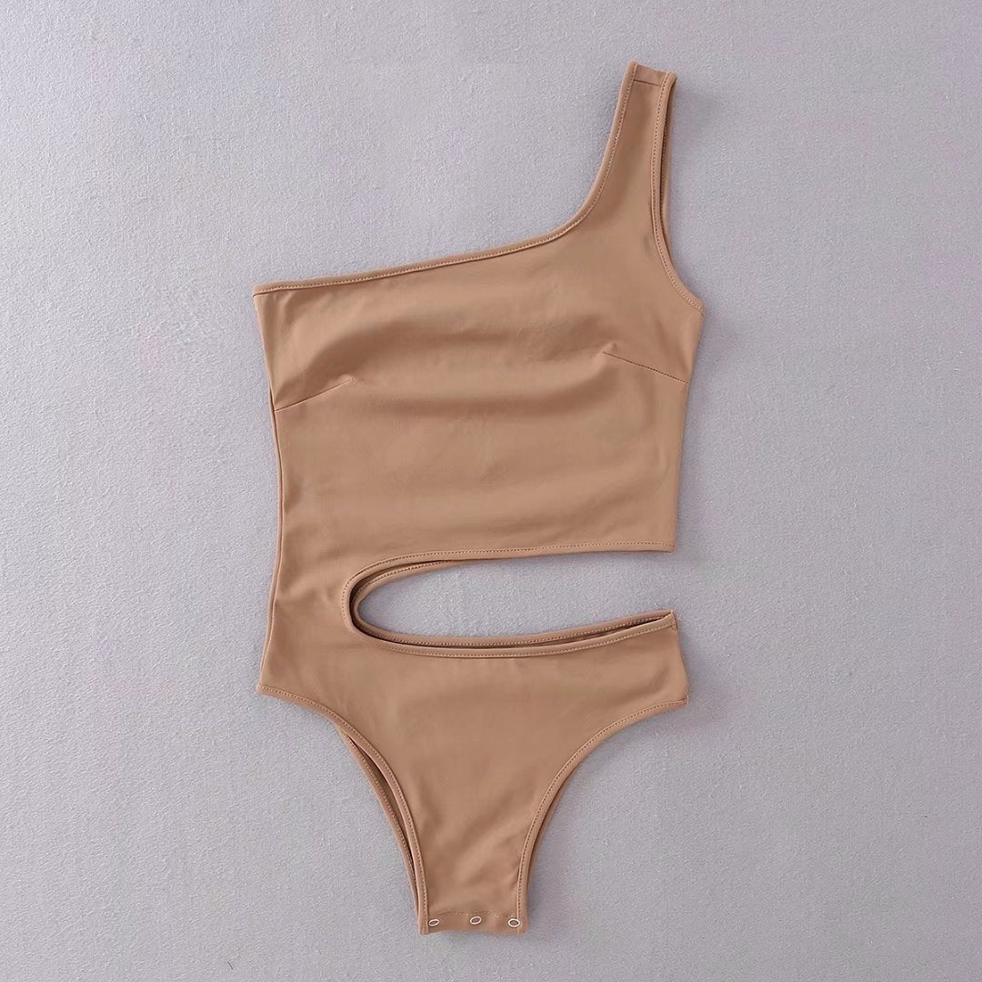Sexy Navel Irregular Camisole