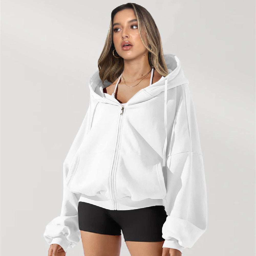 Women's Casual Solid Color Sports Jacket