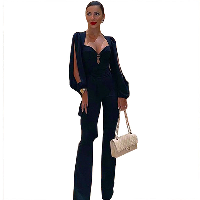 Siamese high waist pants