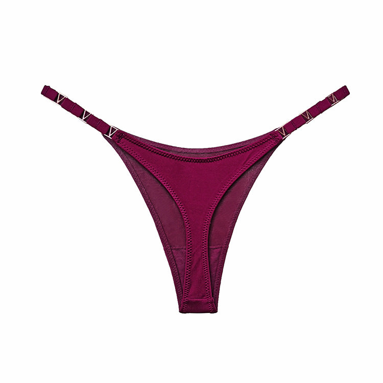 Sexy Ice Silk T Hip Lift Low Waist