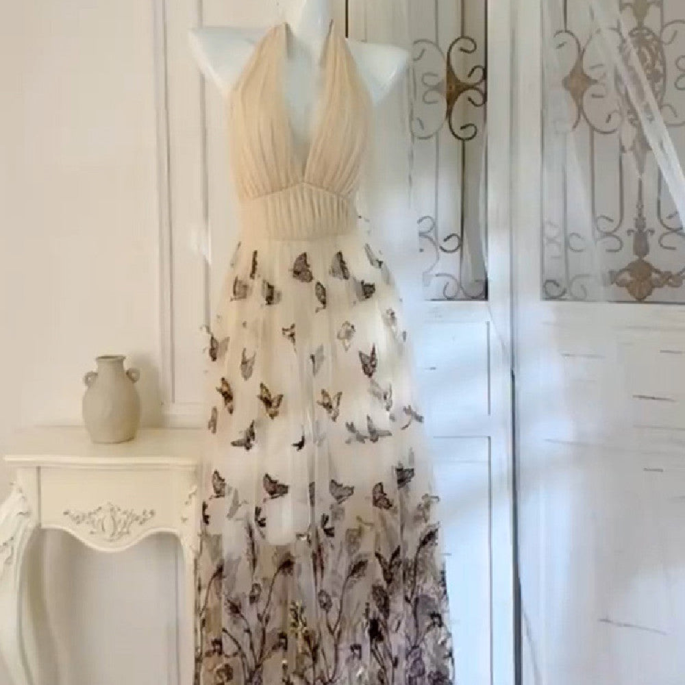 Women's Fashion Butterfly Print Dress