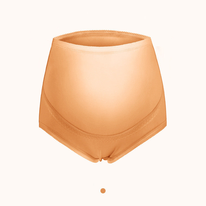 High Waist Pregnant Women's Belly Shorts Large Size Triangle Cotton Crotch