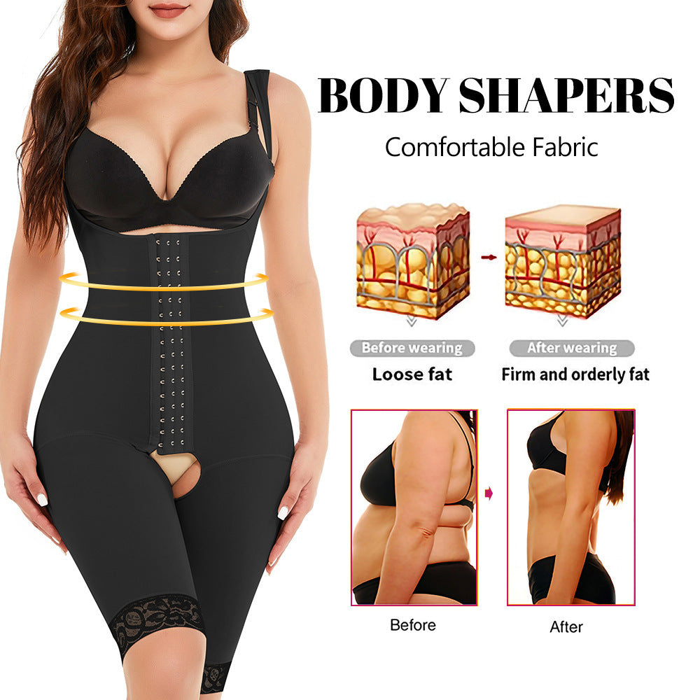 Women's Breasted Open Crotch One-piece Corset