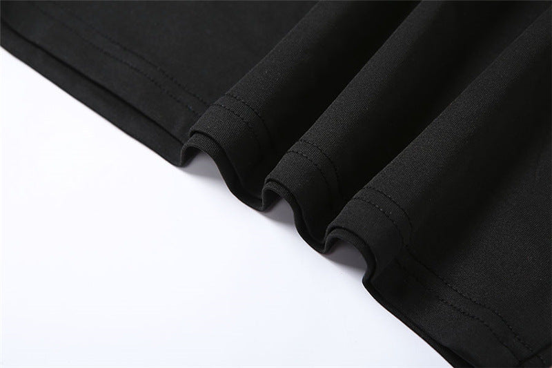 Fashion Hollow Solid Color Long Sleeve Slim Fit Hip Dress