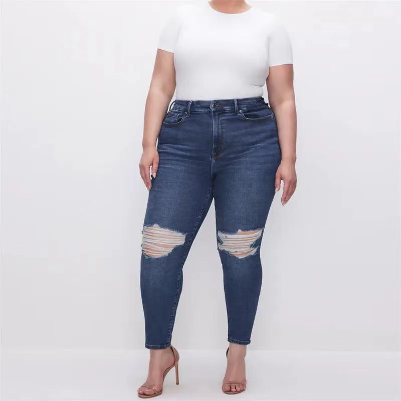 High Elastic All-matching Denim Slim Jeans