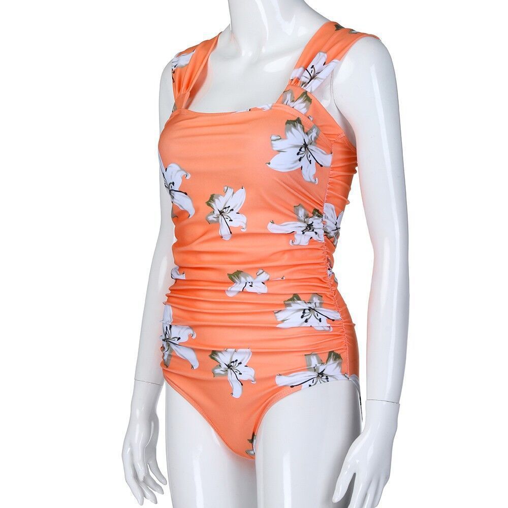 Printed pregnant women one-piece bikini
