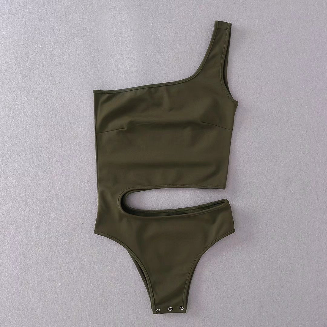 Sexy Navel Irregular Camisole