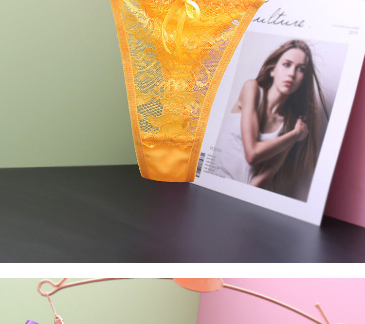 Low Rise Lace Sheer Adjustable Strap Shorts