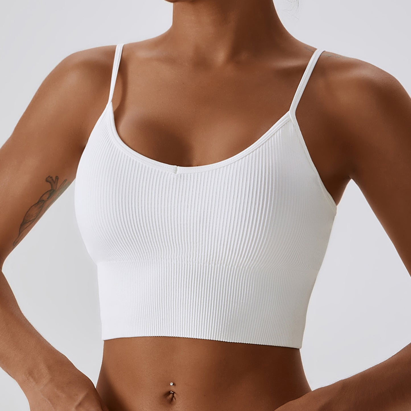 Seamless Knitted Thread Yoga Suit