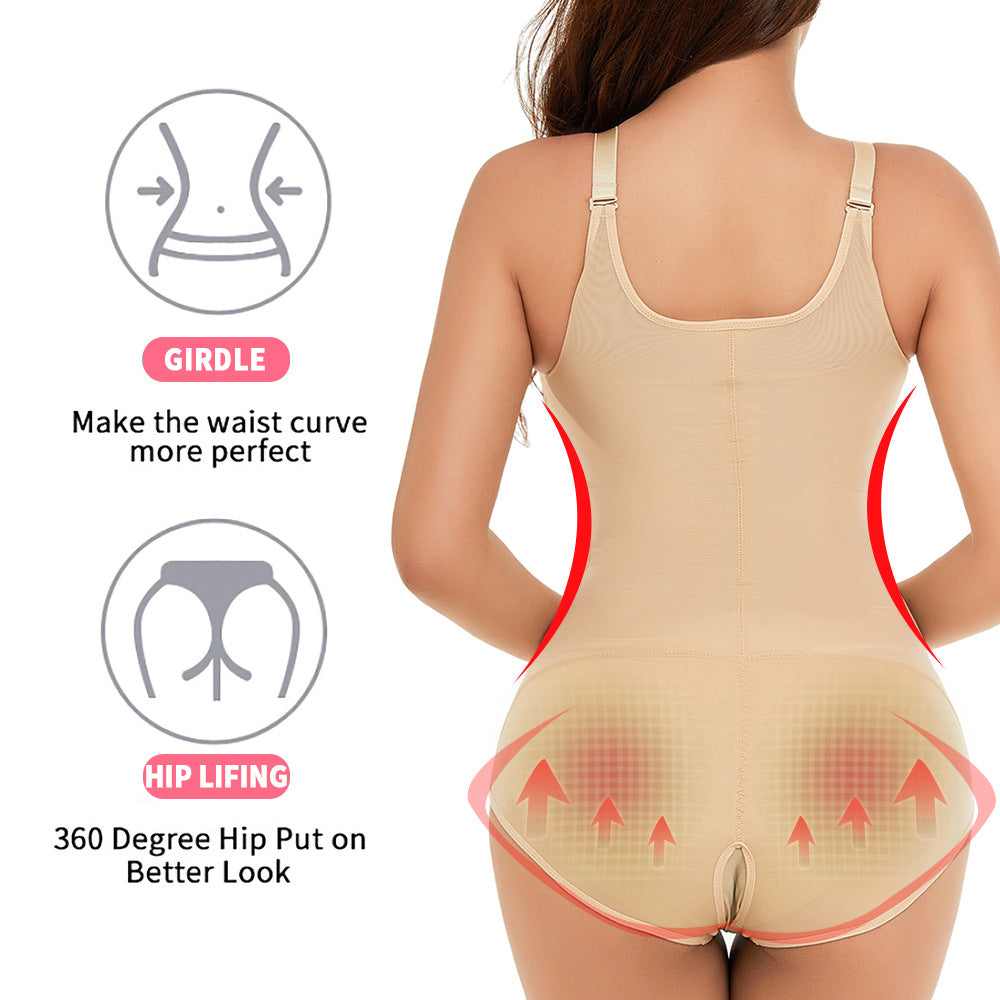 Waist Slimming And Hip Lifting Tight One-piece Corset
