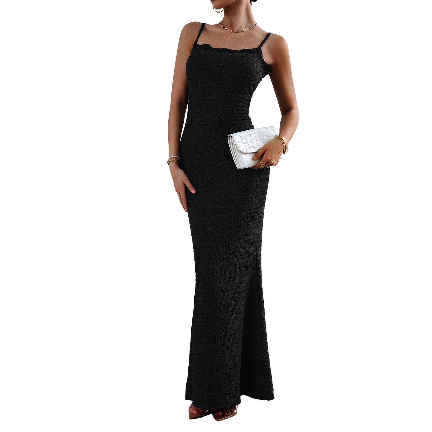 Women's Fashionable Elegant Slim-fit Suspender Dress