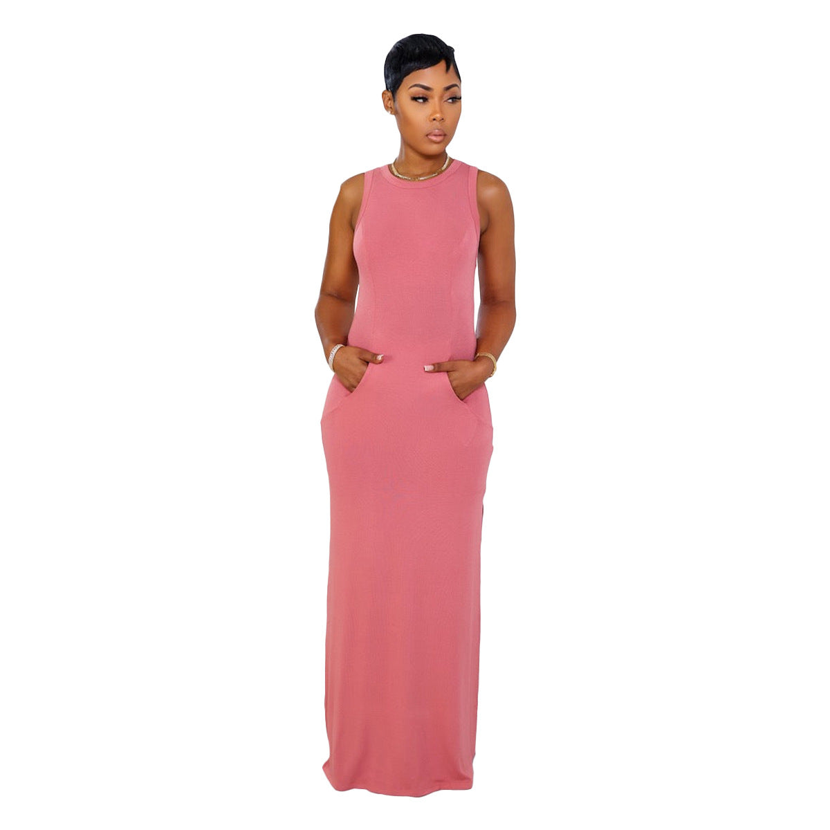 Women's SpringSummer Extra Thick Cotton Dress
