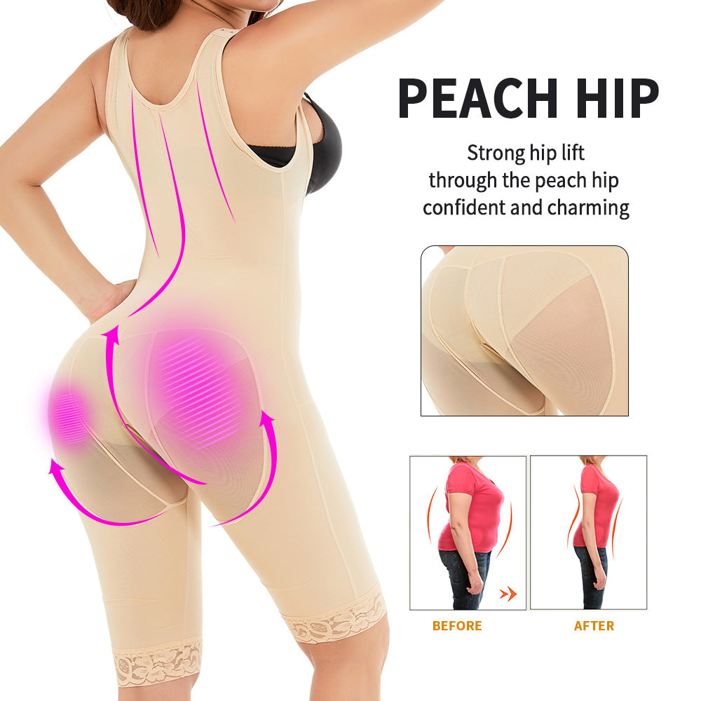 Women's Breasted Open Crotch One-piece Corset