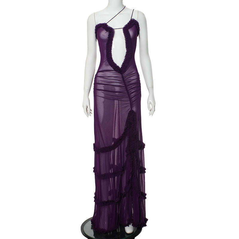 Hollow-out Camisole Dress Women