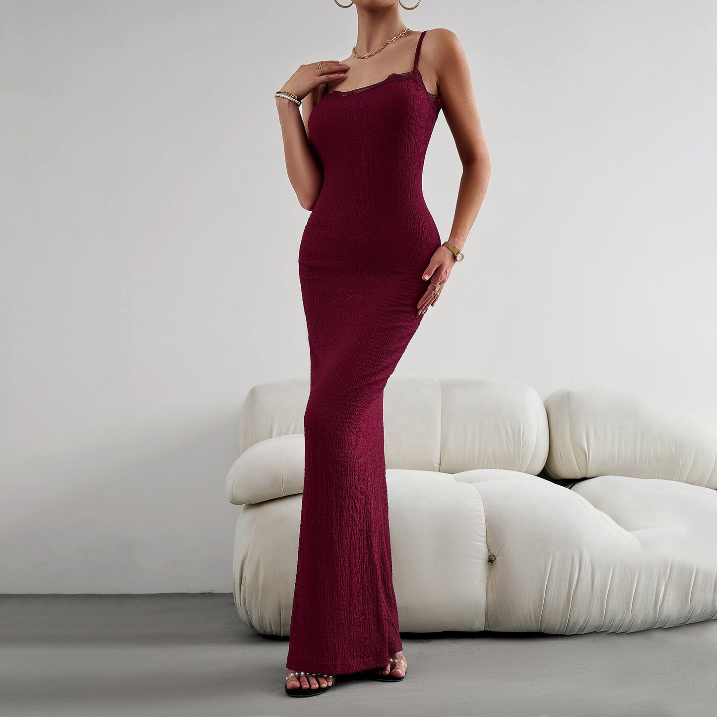 Women's Fashionable Elegant Slim-fit Suspender Dress