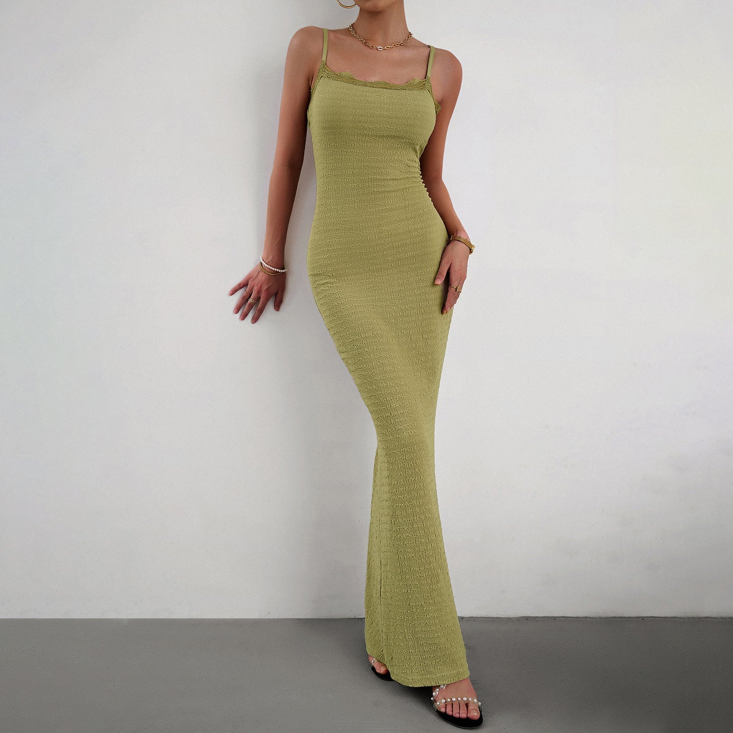 Women's Fashionable Elegant Slim-fit Suspender Dress