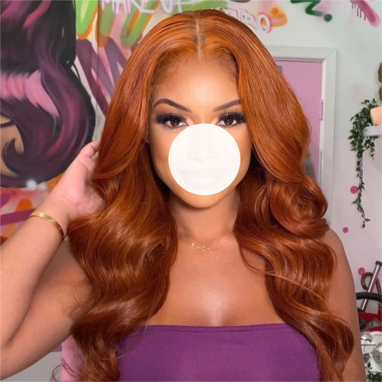 Ginger #350 Human Hair Wig 13x4 Lace Front Wig Body Wave