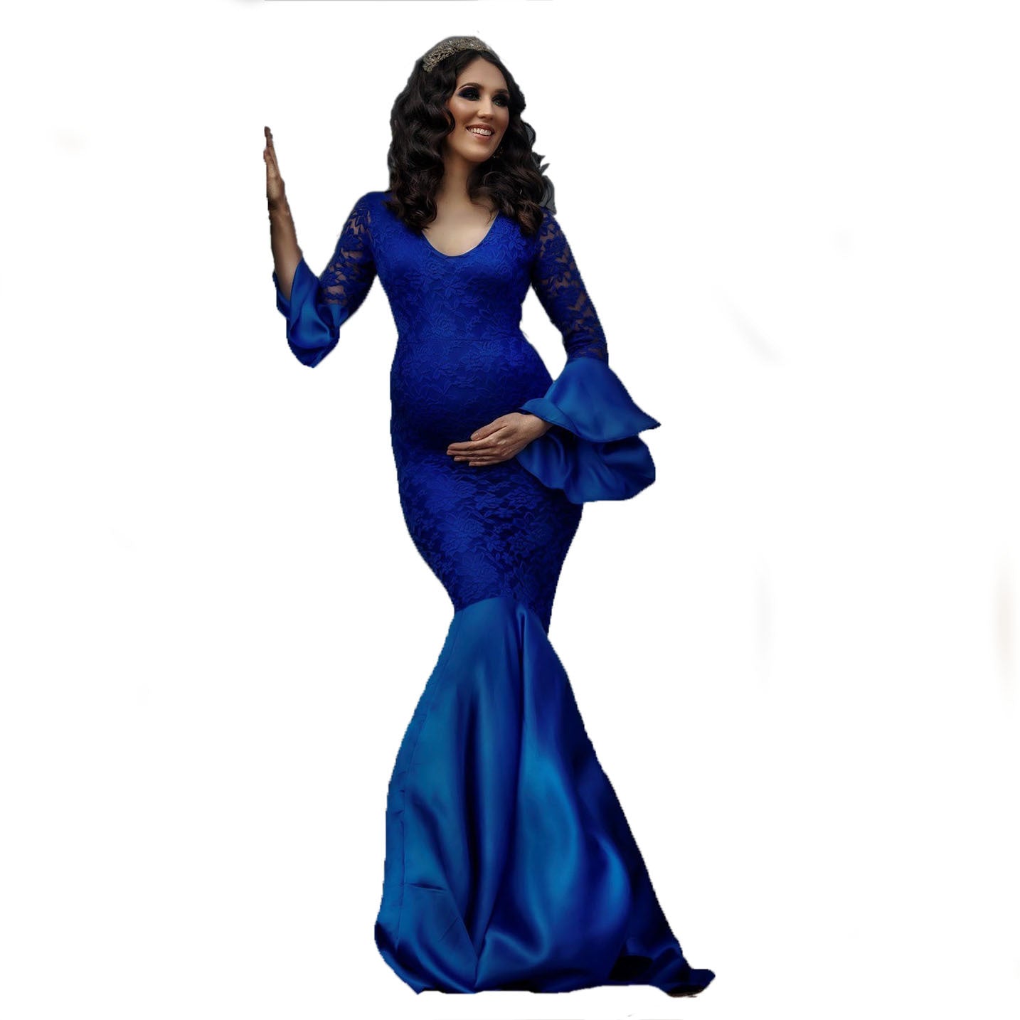 Lace Mopping Floor Dress