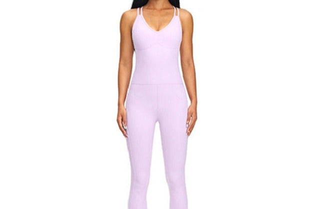 Fashion One-piece Yoga Suit Women