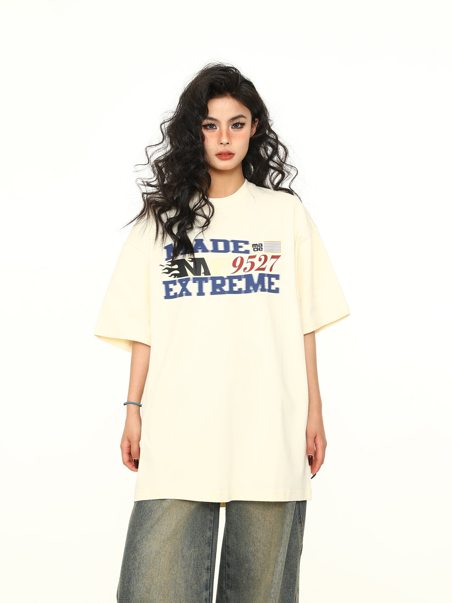 Retro Couple Cotton Short-sleeved T-shirt