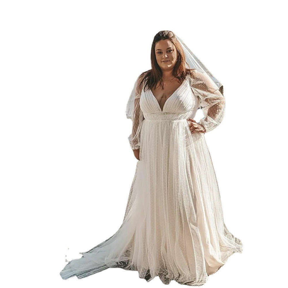 Style Pregnant Women Fashion Deep V Large Swing Dress
