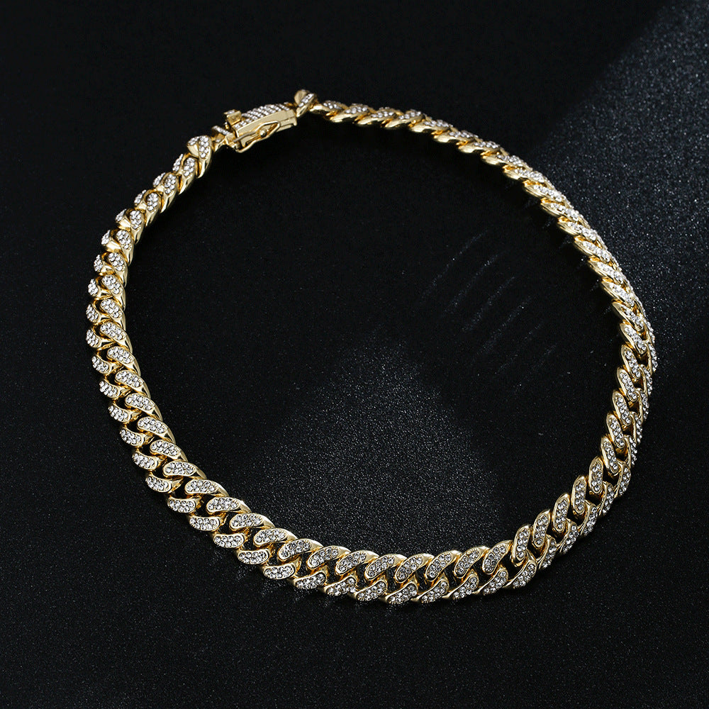 Full Diamond Inlaid Necklace