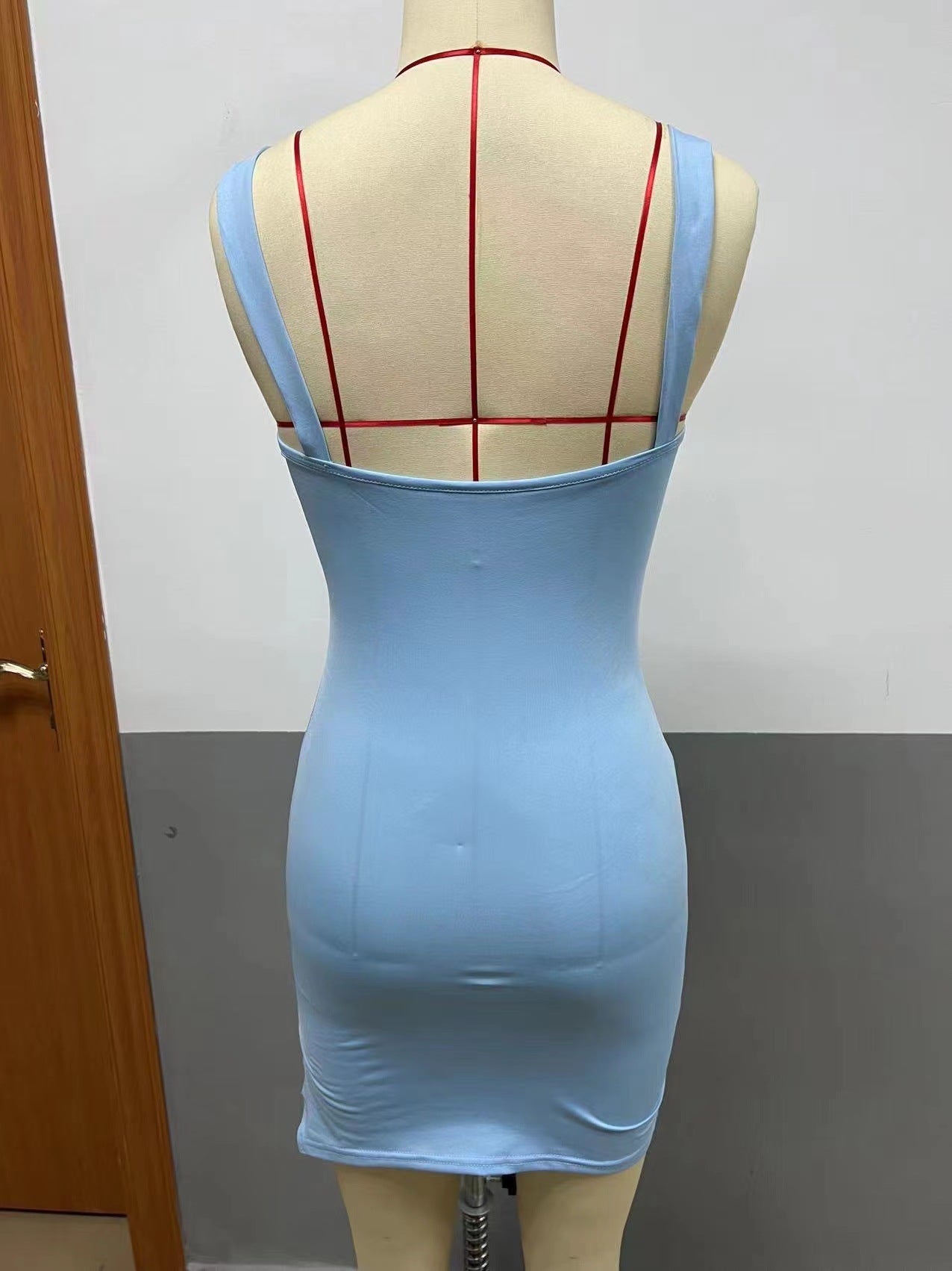 Women's Summer New V-neck Lace Hot Girl Strap Dress