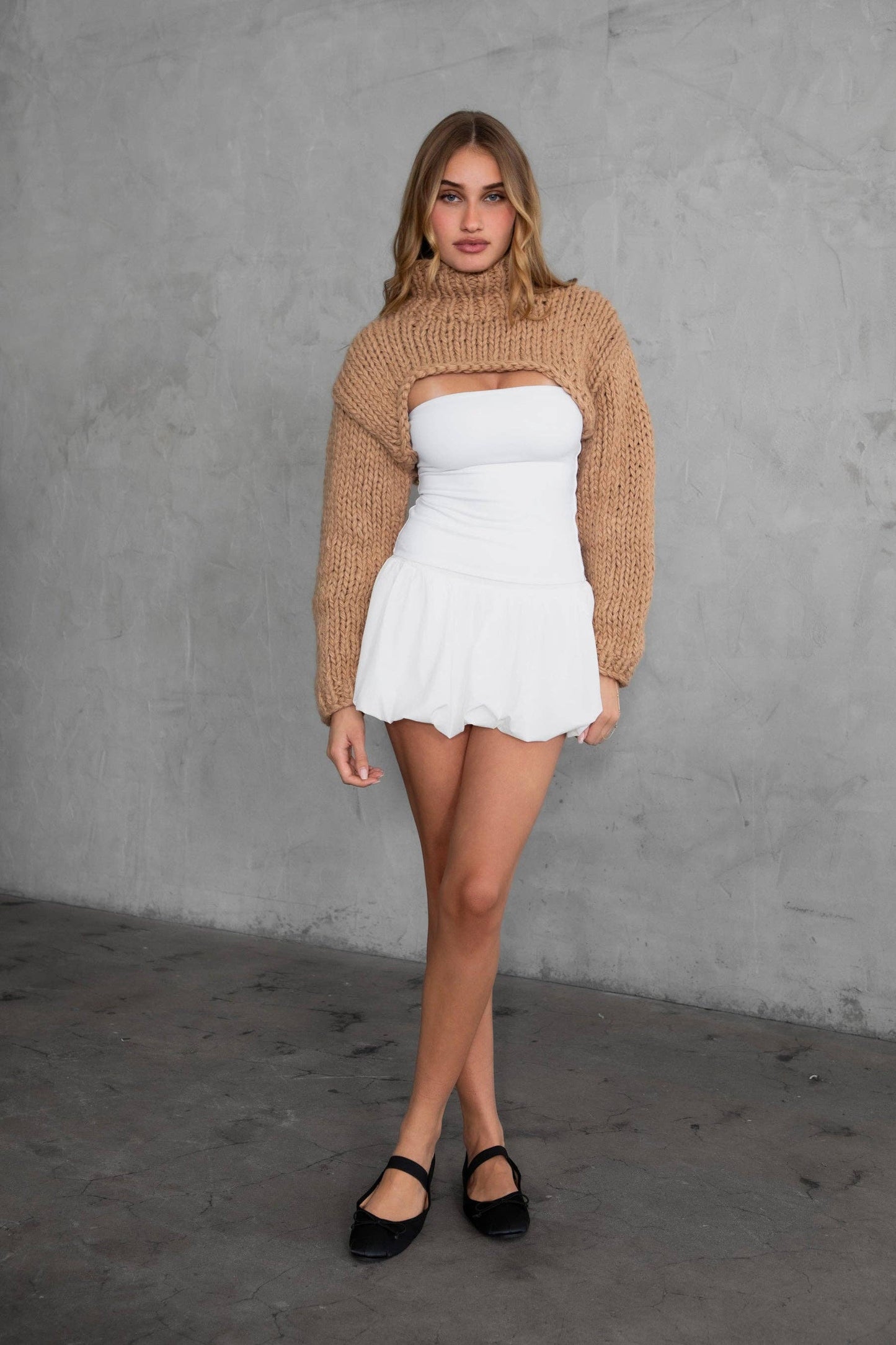 Heavy Gauge Sweater Knit Shrug
